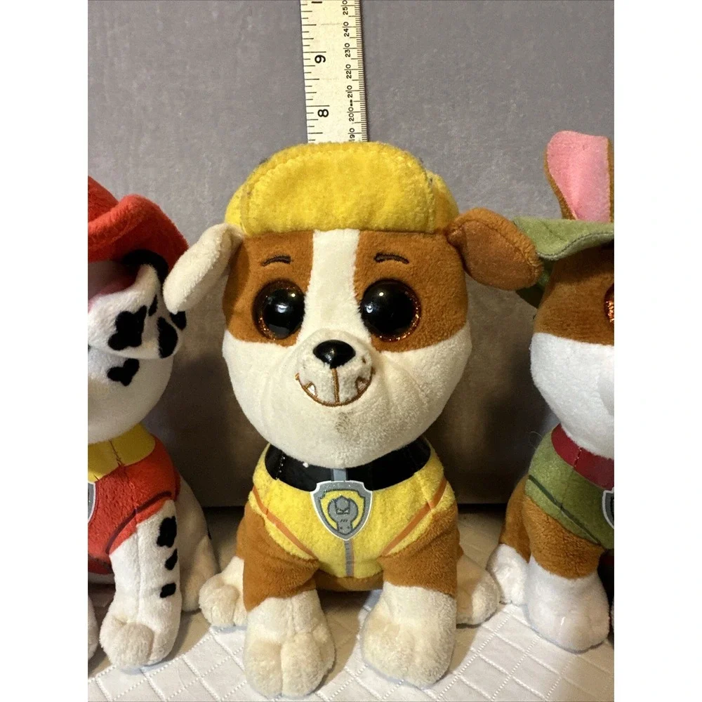 TY Paw‎ Patrol Beanie Boo Dogs Marshall, Rubble, Tracker Plush 6